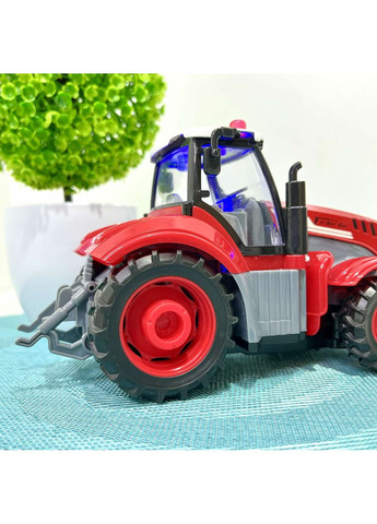 Трактор на радіокеруванні масштаб 1:24 підсвічування Червоний (HJ8011) No Brand (354821000)