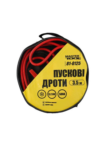 Провід пусковий GM 500 А, 3,5 м (81-0125) Mastertool (317195991)