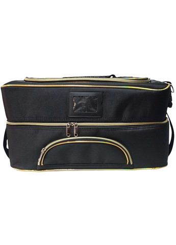 Профессиональный тканевый чемодан мастера с полочками для организации инструментов и косметики Global Fashion (362044374)