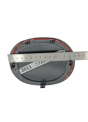 Емблема решітки 6 (2011-2016р) чорна+хром 141х112 мм під склом (на напрямних) Mazda (369611000)