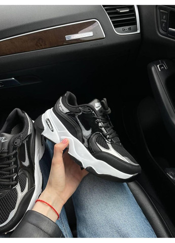 Черные демисезонные кроссовки мужские nike pro black white v2 найк No Brand