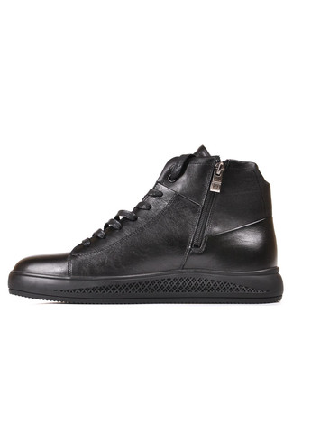 Черные зимние ботинки комфорт 3715-1 s/black/lico Ikos