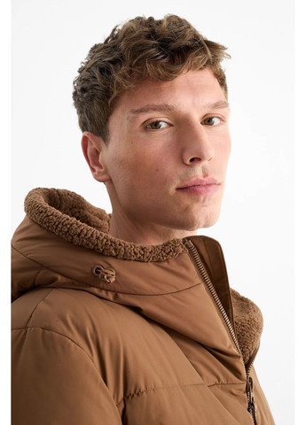 Коричневая демисезонная куртка C&A