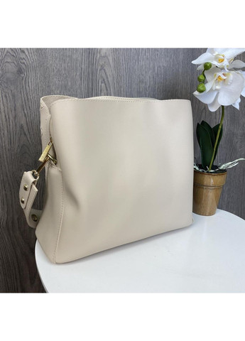 Жіноча сумка на плече з широким ремінцем еко-шкіра ProDobro (363221069)