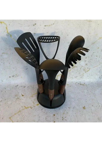 Набор кухонных принадлежностей EB-3607-Brown 7 предметов коричневый Edenberg (335716511)