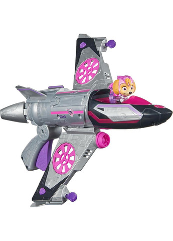 Щенки Патруля Мегакино Большой самолет-трансформер и фигурка Скай Paw Patrol Mighty Movie Rescue Jet with Skye Spin Master (365251630)