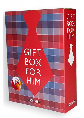 Чоловічі боксери з новорічним принтом 015/12 Penguin 2 Cornette (351583791)