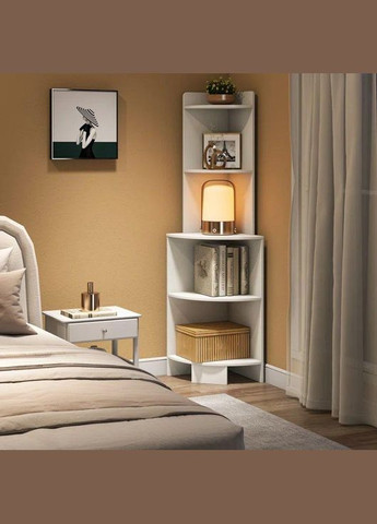 Стелаж кутовий з дерева Ленчер зефір (УСП-005720) No Brand (327848783)