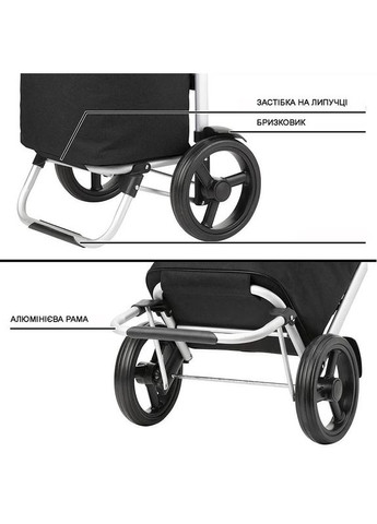 Хозяйственная сумка-тележка Allround 41 Black (930022) ShoppingCruiser (324265300)