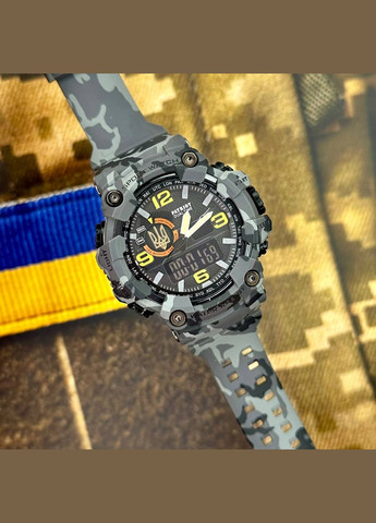 002CMGYUAGD Трезубец золото Серый камуфляж + Коробка. Patriot (341333842)