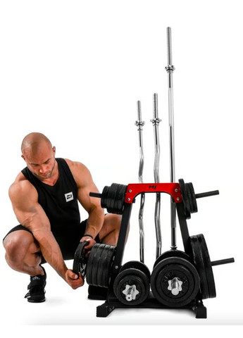 Стойка под диски, грифы и гантели HS-1008A Hop-Sport (303127108)