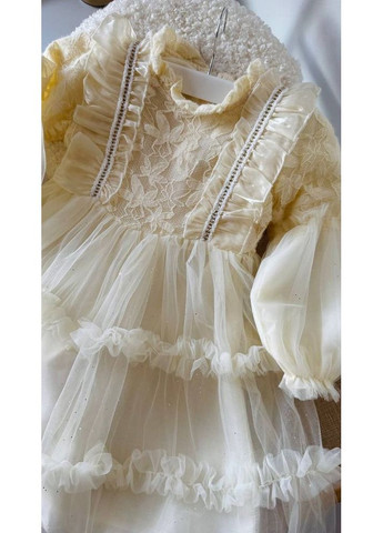 Комбінована сукня для дівчинки перлинка нарядна 10992 No Brand (372223570)