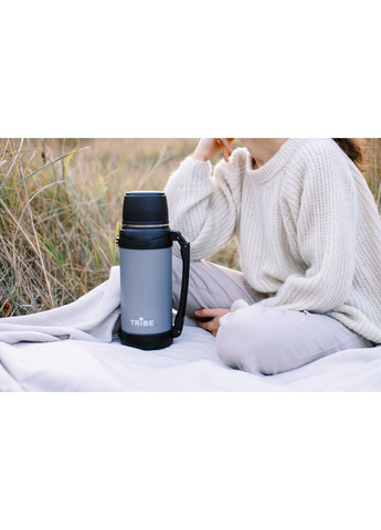 Термос Family line 2 л T-DG-0001 grey Tribe (366220497)