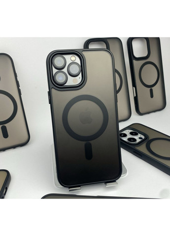 Чехол на айфон 13 о 13 PRO Magsafe бампер магсейф чехол на айфон 13 О магнитный black matte No Brand (369137162)
