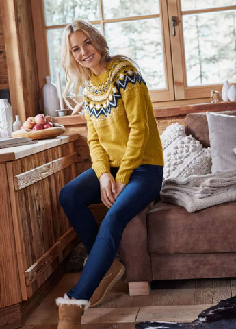 Темно-синие демисезонные термо-джеггинсы Esmara