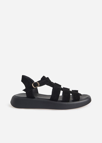 Черные босоножки ISSA PLUS с ремешком