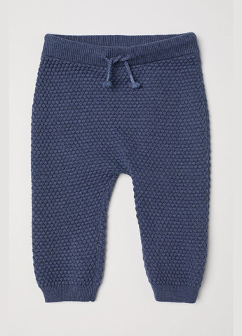 Темно-синие повседневный, кэжуал демисезонные брюки джоггеры H&M