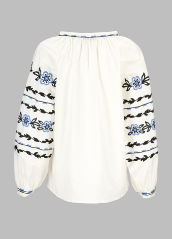 Вышиванка рубашка с принтом женская 5650 S Белый (2000990588227A) ES-Q (294753634)