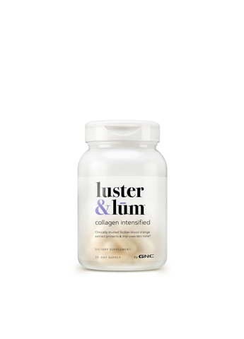 Препарат для суглобів та зв'язок Luster & Lum Collagen Intensified, 120 капсул GNC (293480877)