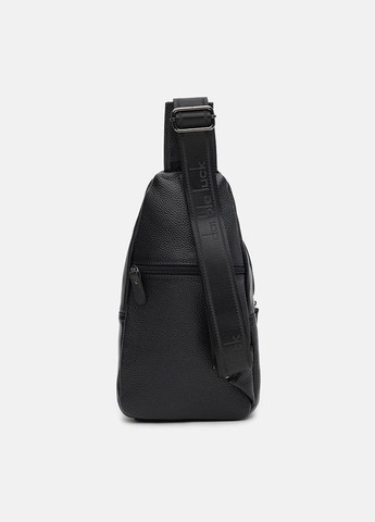 Рюкзак мужской кожаный через плечо k1338 Black Borsa Leather (301871187)