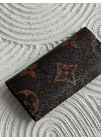 Жіночий гаманець + коричневий монограм подвійний на кнопці No Brand (369935318)