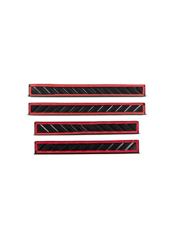 Накладки на дверні пороги EuroCap (4 шт, ) для SsangYong ІІ 2018- рр ABS Musso (390089611)