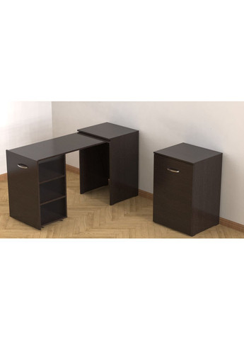 Стіл-тумба трансформер Смарт 1/2 750x1450x600 ДСП Венге Магія 16 мм (FRD-106164) Ferrum-decor (369401448)