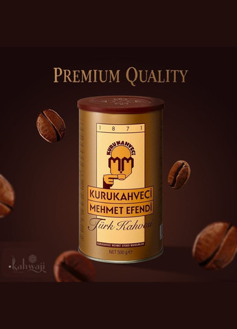 Турецька кава мелена Kurukahveci Mehmet Efendi 500 г Оригінал, кава для турки No Brand (347311715)