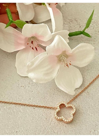 Позолочений Ланцюжок (Кольє) "Конюшина" 40см-45см + Браслет 17.5см-22.5см. Позолота No Brand (364502947)