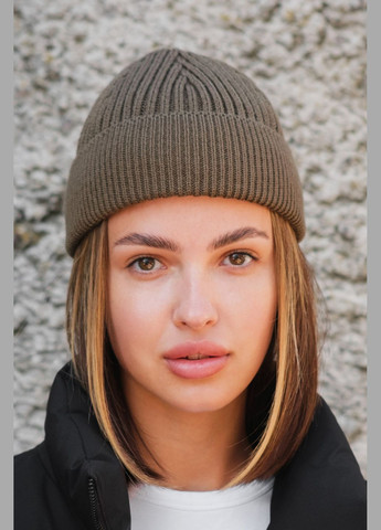 Утеплена Трикотажна Шапка Біні Докер На Флісі Gvido Without (304611735)