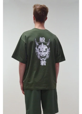 Футболка оверсайз унісекс Hannya Haki Taboo clothing company (393334881)