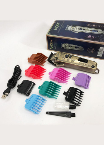 Машинка для стрижки волосся триммер для бороди V-005, Машинка окантувальна, Підстригальна машинка VGR (364664531)