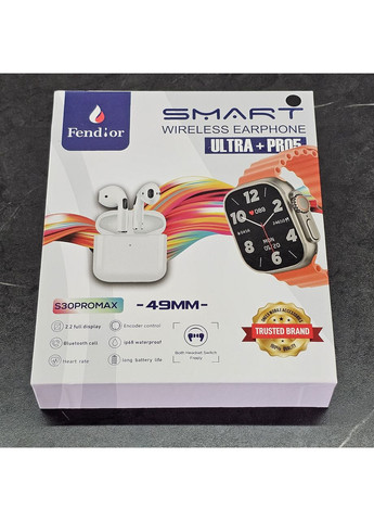 Смарт-часы Smart Watch Fendior S30 Pro Max Ultra + TWS наушники + с 2 ремешками No Brand (353497753)