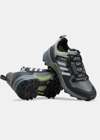 Хакі Осінні кросівки чоловічі adidas terrex swift r gore-tex khaki black | адідас террекс свіфт хакі чорні No Brand