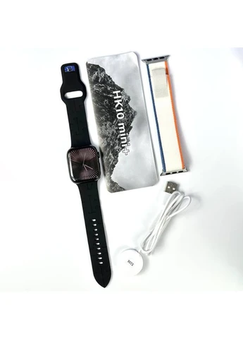 Смарт-часы HK10 Mini+ AMOLED с 2-мя ремешками (42мм) укр меню No Brand (353497735)