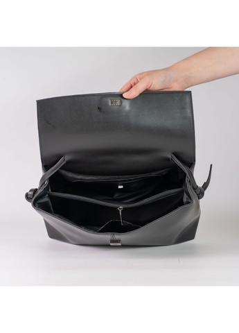 Сумка жіноча стильна з гладкої екошкіри з підкладкою велика довгі ручки на клапані JUGO XENIA 34-25 (353849290)