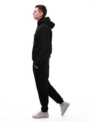 Черный зимний костюм спортивный мужской No Brand