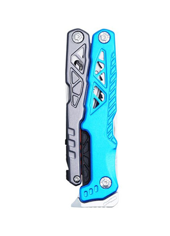 Мультитул JB-09 17в1 Нож Плоскогубцы Разжигатель Чехол Синий JB Tacticals (342966746)