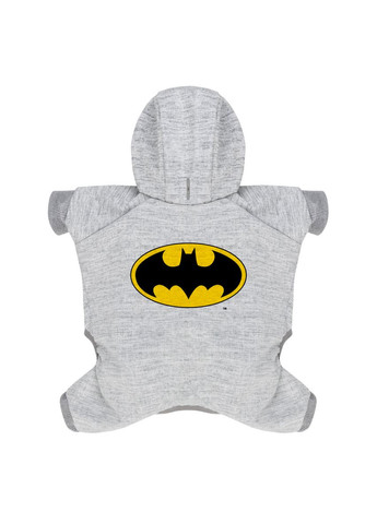 Комбинезон для собак Clothes, рисунок "Бэтмен лого", софтшелл, S30, B 50-55 см, С 35-39 см WAUDOG (279562644)