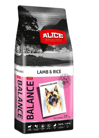 Сухий корм для собак Balance Lamb and Rice з ягнятком та рисом 17 кг 5997328300798 Alice (267726861)