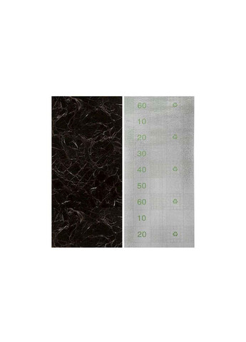 Самоклеюча вінілова плитка в рулоні Чорний мармур Глянец SW-00001289 Sticker Wall (369619954)