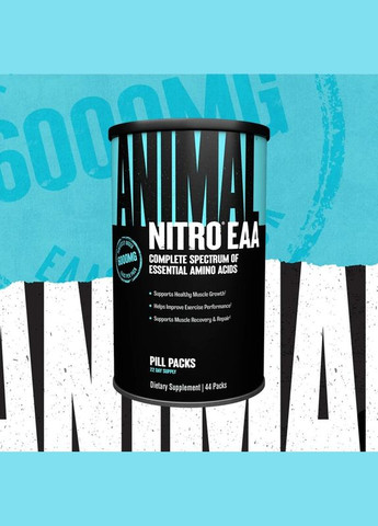 Аминокислота Animal Nitro, 44 пакетика Universal Nutrition (322292833)