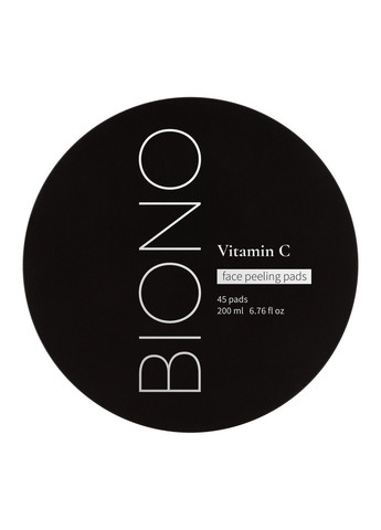Пілінг-диски з вітаміном С для обличчя 45 шт 200 мл Biono (351382370)