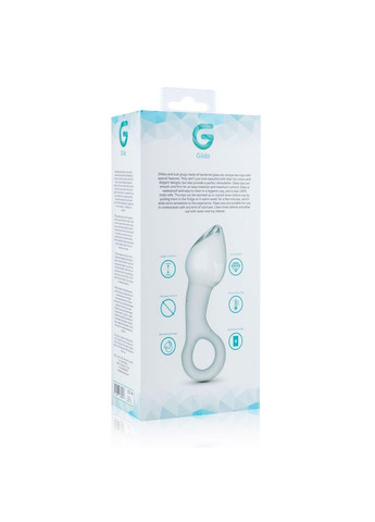Скляний стимулятор простати Glass Prostate Plug No. 13 SO4418 Gildo (303897661)