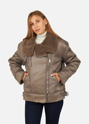 Коричневая зимняя женская зимняя куртка цвет коричневый cb-00256290 AFTF BASIC