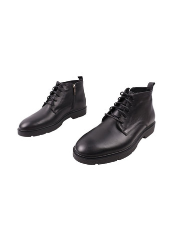 Черные ботинки мужские черные натуральная кожа Vadrus