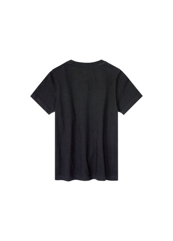 Черная демисезонная футболка хлопковая для мальчика 371400 Pepperts