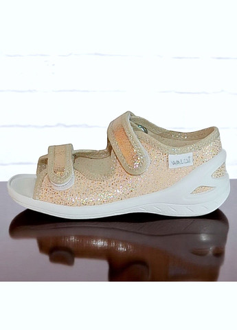 Ортопедичні відкриті тапочки капчики текстильні босоніжки на липучках валді Waldi (337102800)