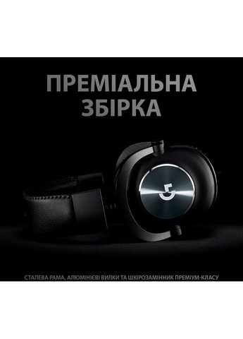 Гарнитура G PRO X Gaming Black (991-000358) Logitech (332613137)