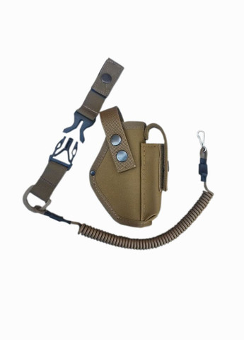 Кобура для пістолета макарова ПМ поясна Койот Пісочний + тренчик, шнур швидкий знімання, 996 SV No Brand (342375013)